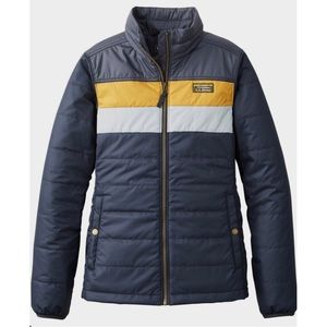 L.L. Bean Mountain Puffer Colorblock Jacket